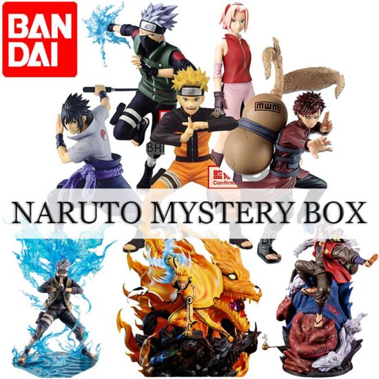 Figure Naruto Anime Kakashi Itachi Sasuke Obito Blind Box Lucky Box Figure Mystery Box Anime 15-30 Cm Best Gift