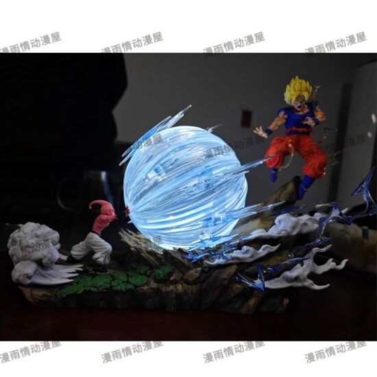 Figurine Anime Dragon Ball-Z Majin-Buu Vs Son-Goku Gk Statue Action Figures Pvc Collection Model Toy Gifts 22cm - Image 3