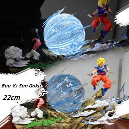 Figurine Anime Dragon Ball-Z Majin-Buu Vs Son-Goku Gk Statue Action Figures Pvc Collection Model Toy Gifts 22cm