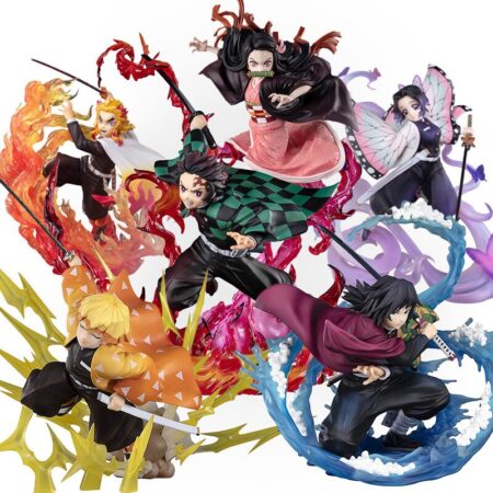 Figure Anime Demon Slayer Kamado Nezuko PVC Action Figure Kimetsu No Yaiba Mitsuri/Shinobu Figurine Model Doll Toys 24cm