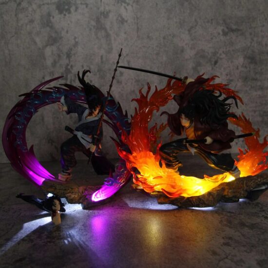 Figure Anime Demon Slayer Kimetsu no Yaiba GK Kokushibo Tsugikuni Yoriichi With Light Action Figure Collection Doll Statue Toys - Image 2