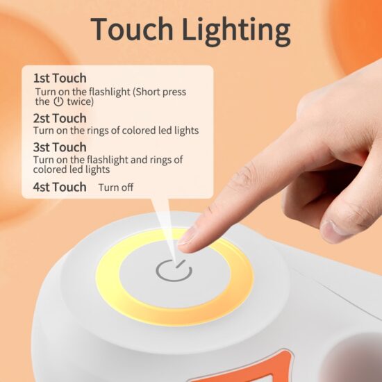 Lead Light Straps For Dog Puppy Pet Flexi Walking Running 5M Automatic Retractable Leash LED Luminous Leading Fashion - Image 3