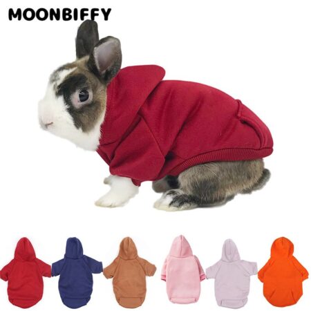 Sweater Bunny Pocket For Pet Dog Two-legged Clothes Lapin Puppy Adult Rabbit 토끼 Accessories Small Pet Supplies