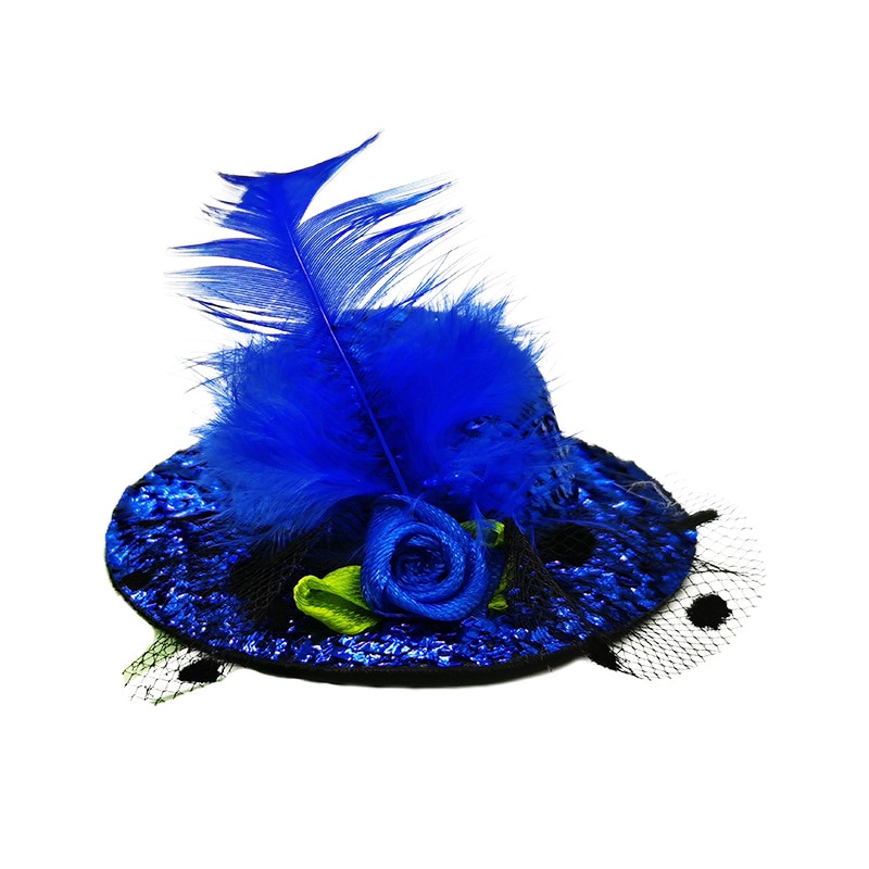 Chicken Hat for Hens Tiny Pets Funny Chicken Accessories Feather Top Hat Rooster Parrot Hamster Poultry Stylish Shows Costumes