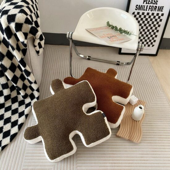 Alien Puzzles Pillow Plush Pillow Home Decoration Building Block Puzzle Comfort Cushion Kids Christmas Birthday Gifts - Image 4