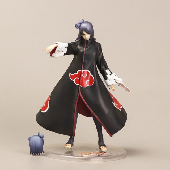 Figrue Anime Naruto Shippuden Akatsuki Konan Statue PVC Action Figures Model Collection Toy 22CM