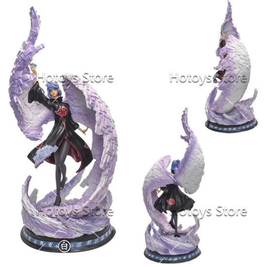 Figure Anime Naruto Shippuden GK Action Figure Uchiha Itachi Sasuke Akatsuki PVC Model Konan Gaara Hoshigaki Dolls Toys - Image 2
