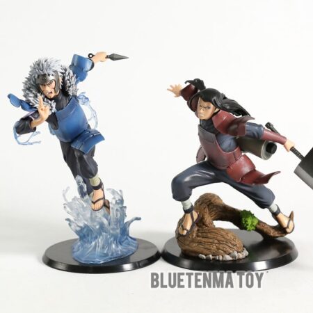 Figure Anime Naruto Uchiha Sasuke Shodai Hokage Senju Hashirama Senju Tobirama PVC Collection Model Toy