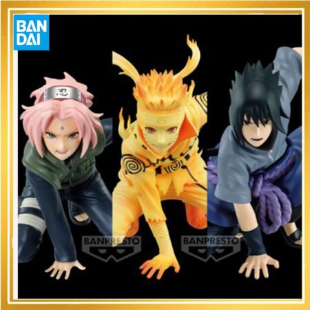 Figure Anime Naruto Panel Spectacle Naruto Uchiha Sasuke Sakura Original Bandai Action Figures Model Toys Gifts