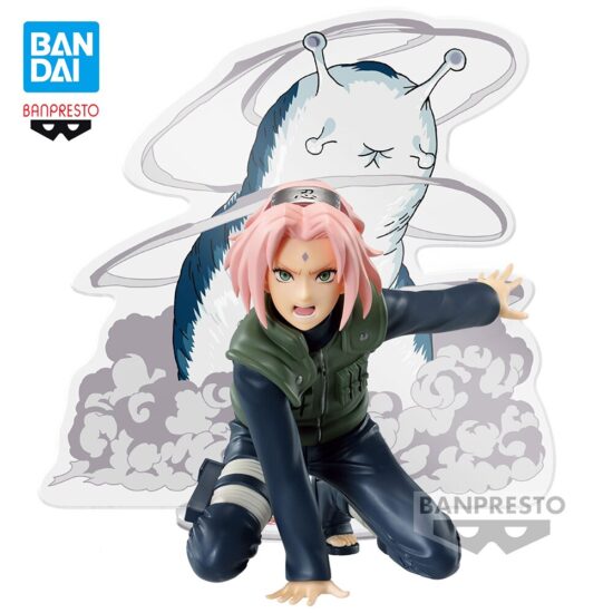 Figure Anime Naruto Panel Spectacle Naruto Uchiha Sasuke Sakura Original Bandai Action Figures Model Toys Gifts - Image 2