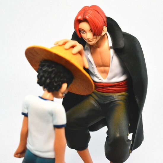 Figures Anime One Piece Luffy Shunks PVC Toys 18cm Monkey D Luffy Collector Model Doll Birthday Gift - Image 4