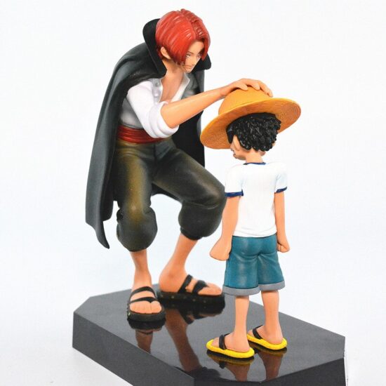 Figures Anime One Piece Luffy Shunks PVC Toys 18cm Monkey D Luffy Collector Model Doll Birthday Gift - Image 3