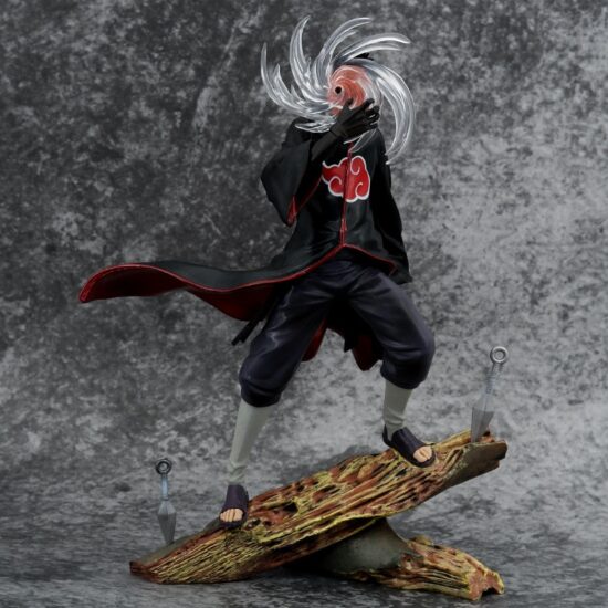Naruto Anime Figure Obito Uchiha Tobi Head Changeable Action Figurine Pvc Statue Model Desktop Decoration Toy Gift 26cm - Image 2
