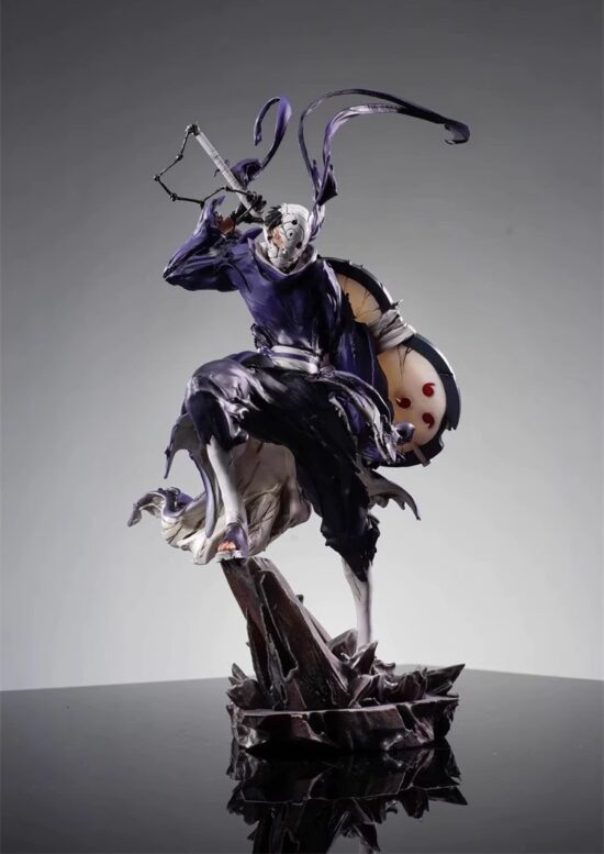 Naruto Anime Figure Obito Uchiha Tobi Head Changeable Action Figurine Pvc Statue Model Desktop Decoration Toy Gift 26cm - Image 4