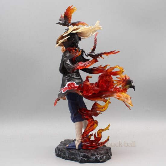 Naruto Figure Gk Uchiha Itachi Susanoo Flame Battle Form Figure Standing 29cm Pvc Action Figurine Model Doll Toy Gift - Image 2