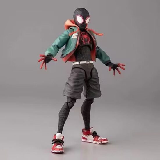 Figure Miles Morales Spiderman Peni Parker Model Toy Joint Movable Doll Gift - Image 2