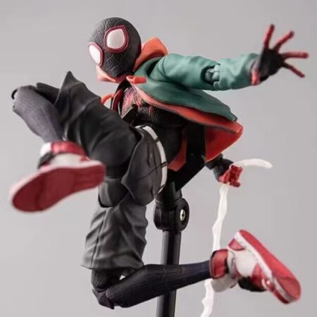Figure Miles Morales Spiderman Peni Parker Model Toy Joint Movable Doll Gift