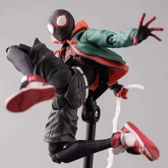 Figure Miles Morales Spiderman Peni Parker Model Toy Joint Movable Doll Gift