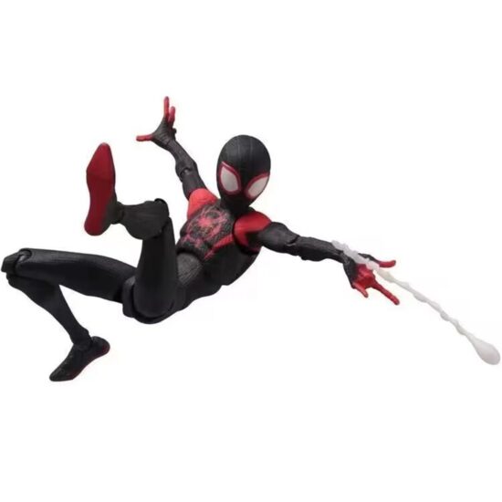 Figure Miles Morales Spiderman Peni Parker Model Toy Joint Movable Doll Gift - Image 3