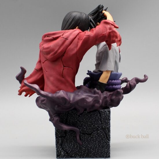 Anime NARUTO Busts Figure GK Brotherhood Reconciliation Uchiha Itachi say goodbye to Sasuke Action Figure Collection Model 17cm - Image 2