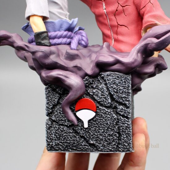 Anime NARUTO Busts Figure GK Brotherhood Reconciliation Uchiha Itachi say goodbye to Sasuke Action Figure Collection Model 17cm - Image 5