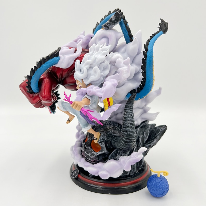 Anime One Piece Luffy Figure Four Emperors Monkey D.Luffy Action Figure 22cm Sun God Nika Gear-5