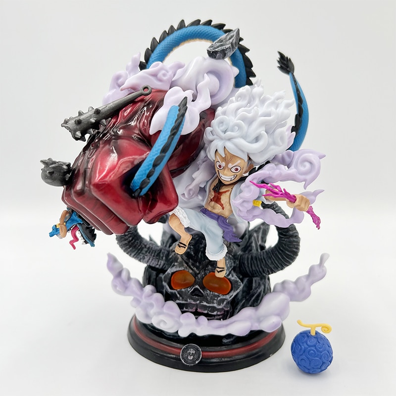 Anime One Piece Luffy Figure Four Emperors Monkey D.Luffy Action Figure 22cm Sun God Nika Gear-5
