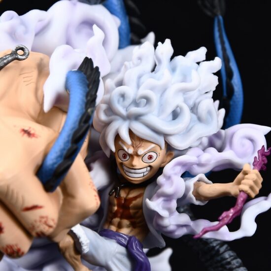 Anime One Piece Luffy Figure Four Emperors Monkey D.Luffy Action Figure 22cm Sun God Nika Gear-5 - Image 4