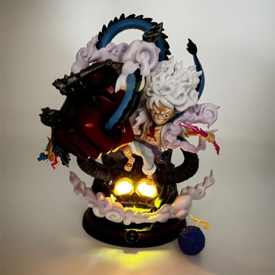 Anime One Piece Luffy Figure Four Emperors Monkey D.Luffy Action Figure 22cm Sun God Nika Gear-5 - Image 3