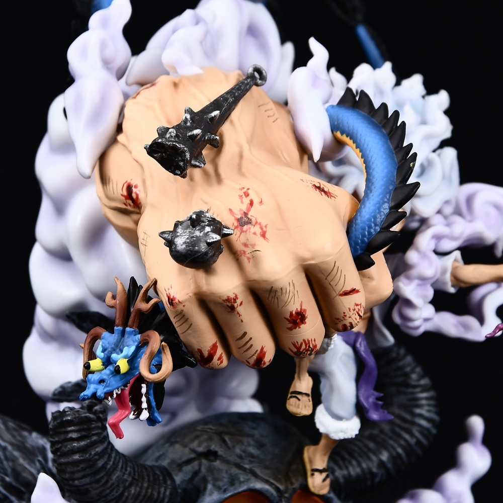 Anime One Piece Luffy Figure Four Emperors Monkey D.Luffy Action Figure 22cm Sun God Nika Gear-5