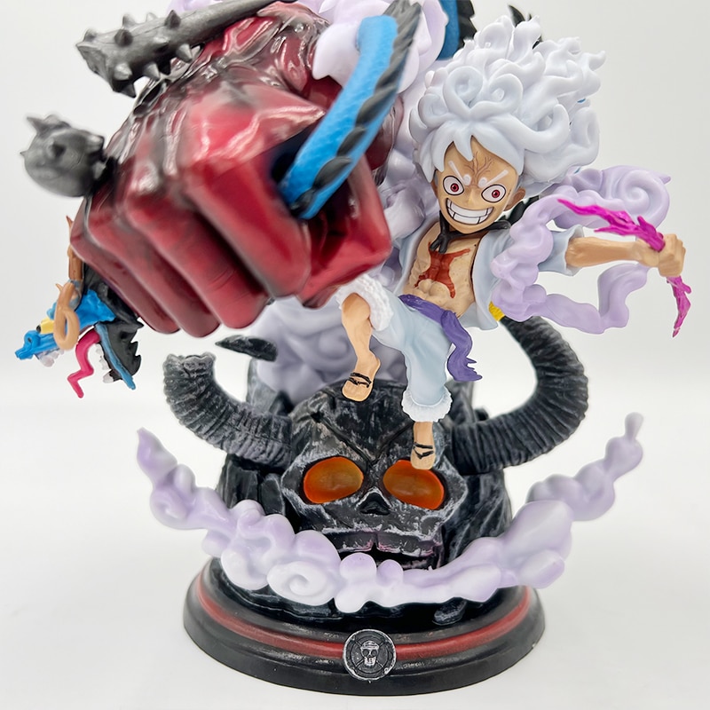 Anime One Piece Luffy Figure Four Emperors Monkey D.Luffy Action Figure 22cm Sun God Nika Gear-5