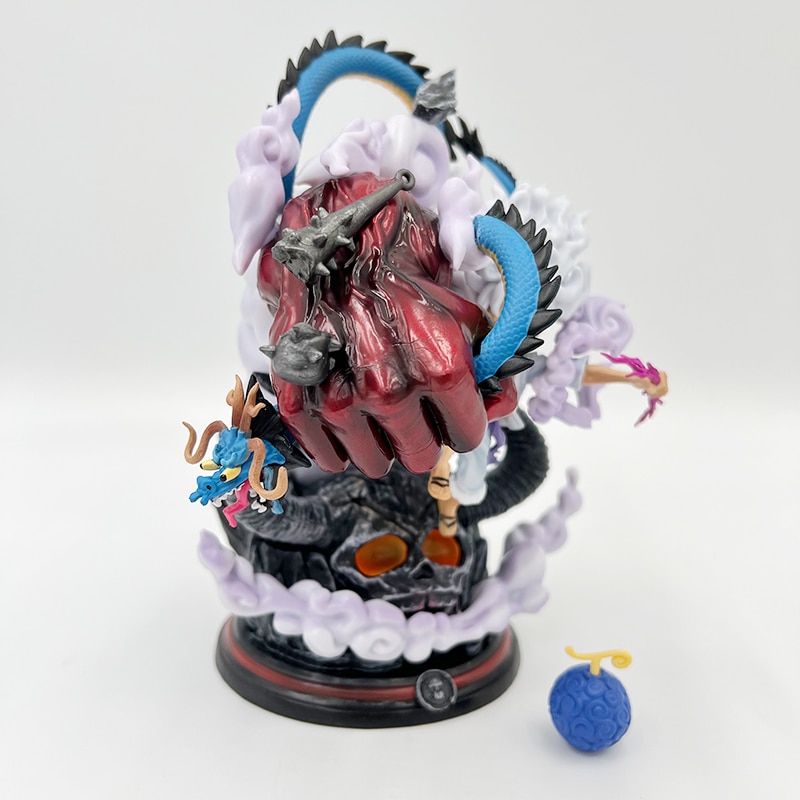 Anime One Piece Luffy Figure Four Emperors Monkey D.Luffy Action Figure 22cm Sun God Nika Gear-5
