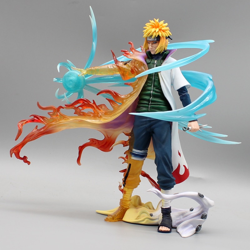 Namikaze Minato Figure Two Heads Evil Gk Four Generations Action PVC Toys for  Collector