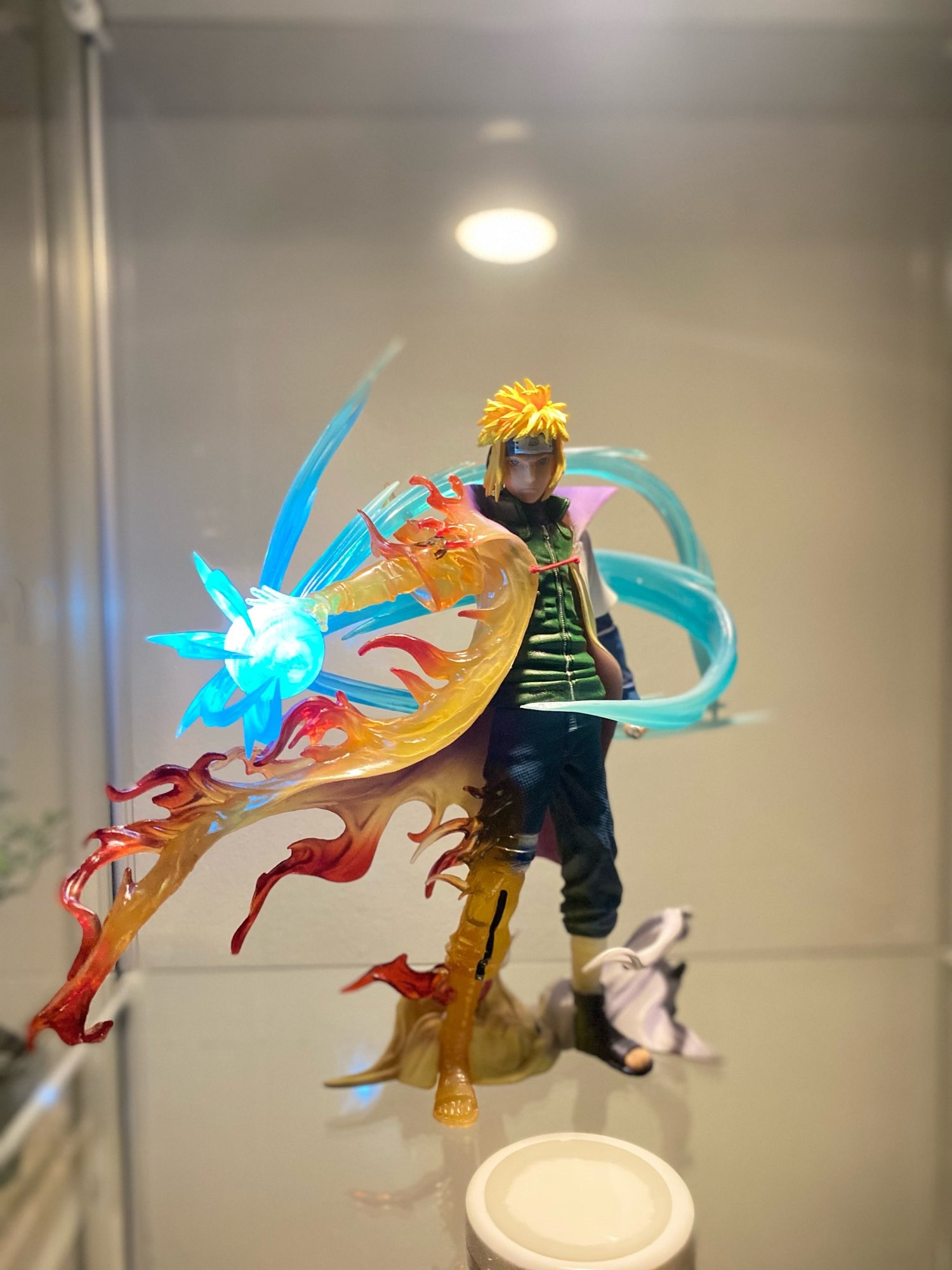 Namikaze Minato Figure Two Heads Evil Gk Four Generations Action PVC Toys for  Collector