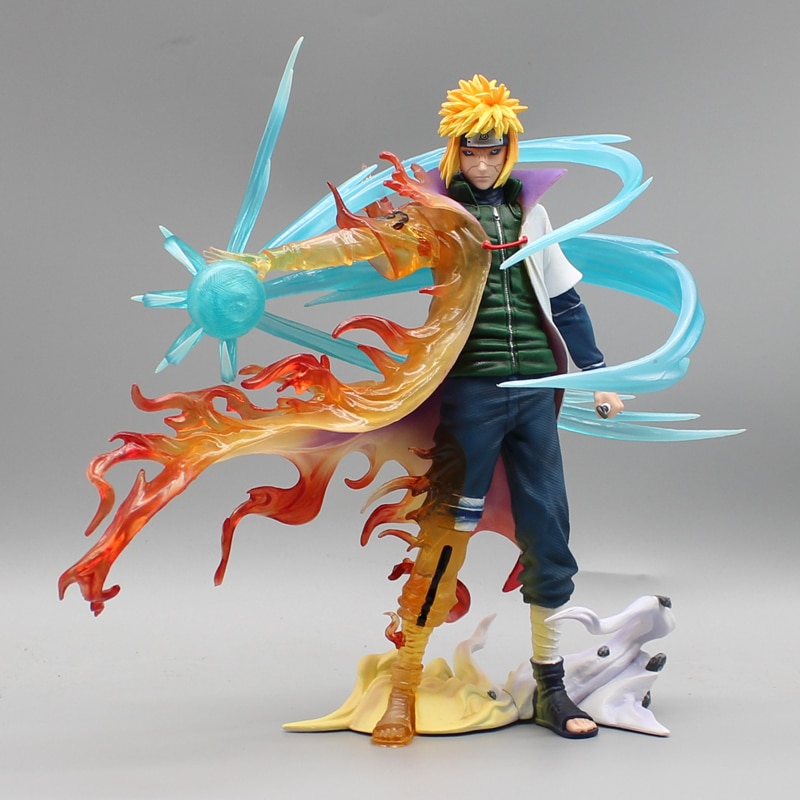 Namikaze Minato Figure Two Heads Evil Gk Four Generations Action PVC Toys for  Collector