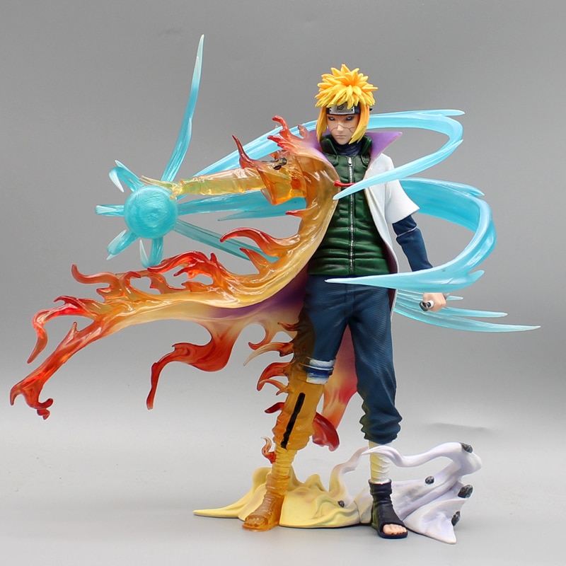 Namikaze Minato Figure Two Heads Evil Gk Four Generations Action PVC Toys for  Collector