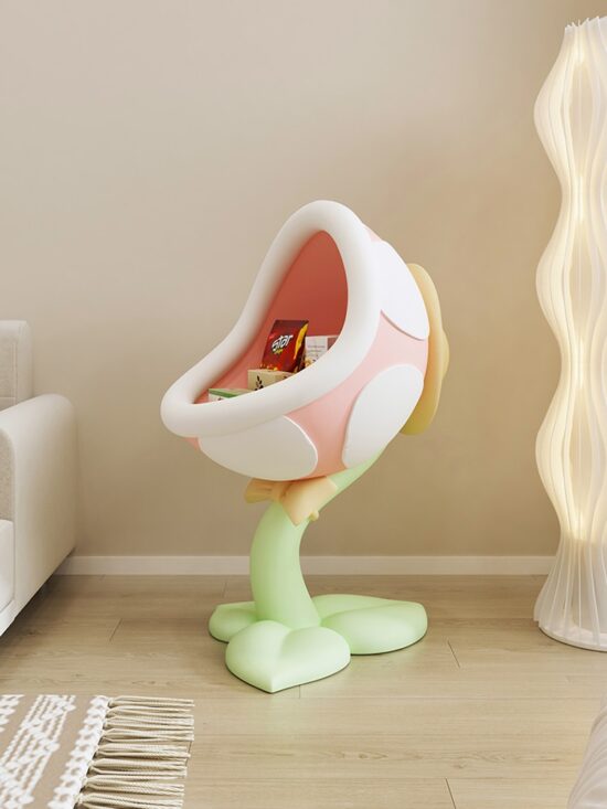 Side Table Large Mouth Flower Storage Room Decor Bedside Table Living Room Home Decor Creative - Image 5