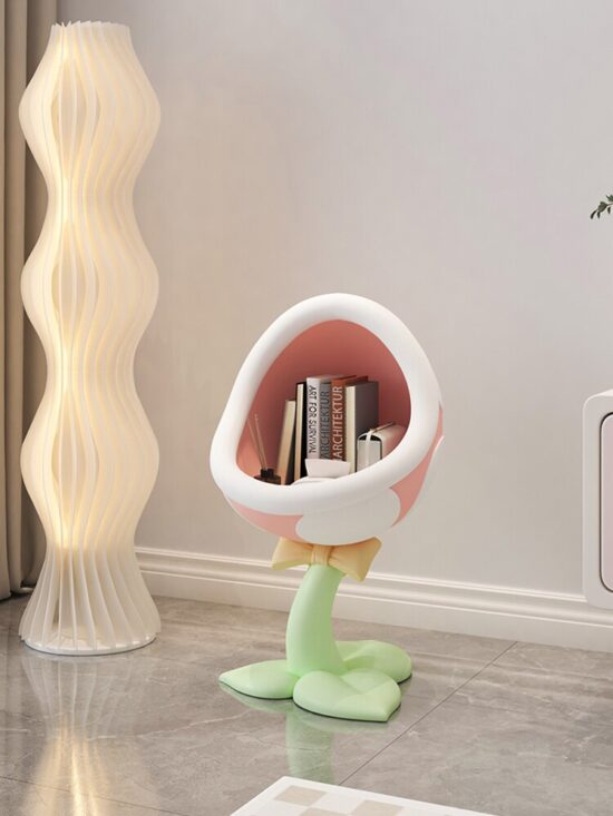 Side Table Large Mouth Flower Storage Room Decor Bedside Table Living Room Home Decor Creative - Image 2