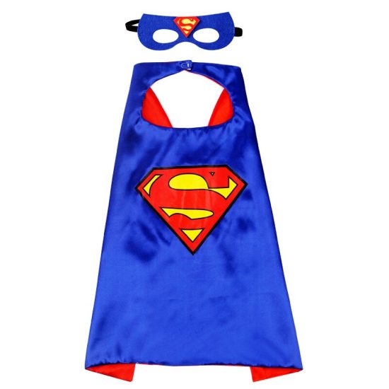 ⁦Avengers Superhero Cloak Cosplay Costume Kids Movie Character shaikyuu Peter Parker Hulk Cape Fantasy action figure 1Set Child⁩ - الصورة ⁦2⁩