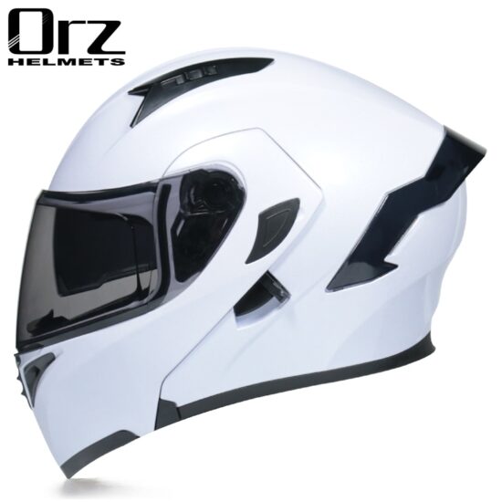 Motorcycle Helmet Double lens full face helmet High quality DOT approved Moto cascos motociclistas capacete Flip Up - Image 4