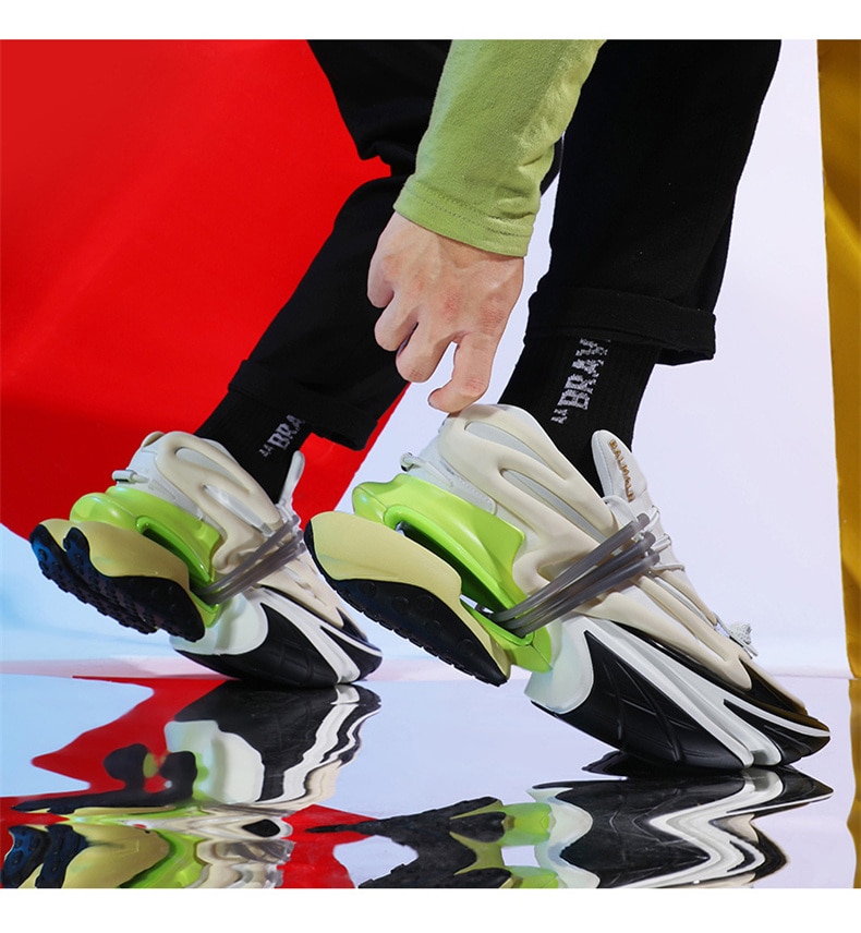 Casual Sneakers Increase Heel Platform Shoes Designer Chunky Sneakers Ant Design For Fashion Street Girls And mans