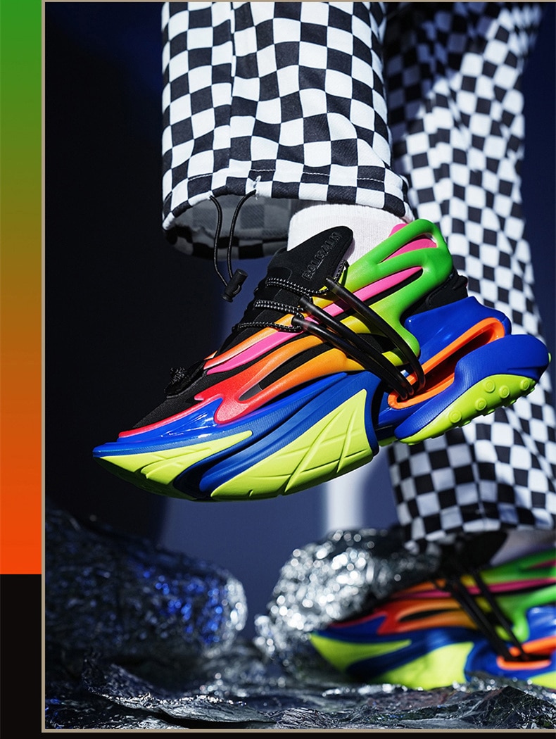 Casual Sneakers Increase Heel Platform Shoes Designer Chunky Sneakers Ant Design For Fashion Street Girls And mans