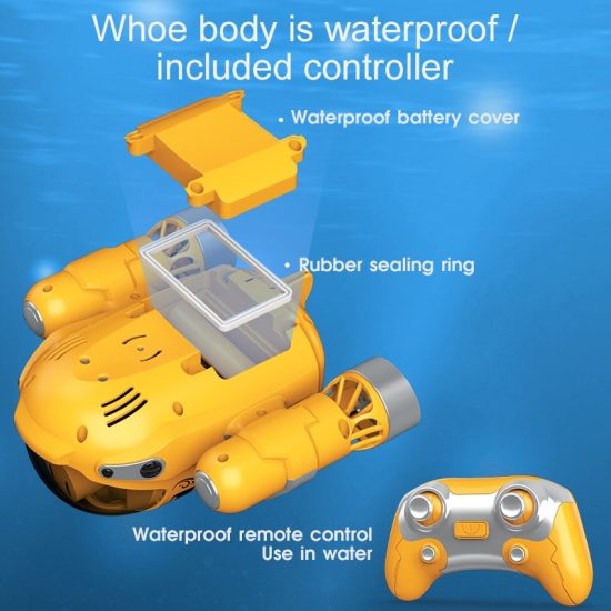 Remote Control Motorboat Waterproof Spray Swimming Pool Bathing RC Steamboat Toys And Gift - Image 2
