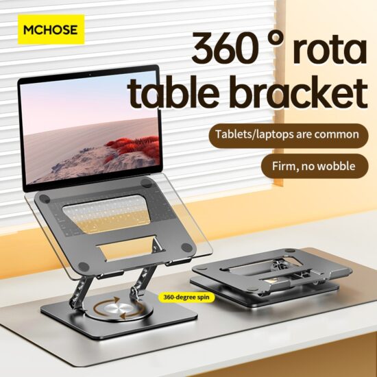 Laptop Stand Aluminium Alloy Foldable Tablet Rotale Stand Macbook Laptop Portable Fold Holder Cooling Bracket