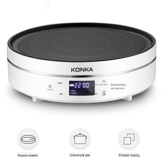 ⁦Electric Oven Kitchen Pot Ceramic Cooktop Tea Stove High-power Infrared Heat Induction Stove Pot Cooktop⁩ - الصورة ⁦2⁩