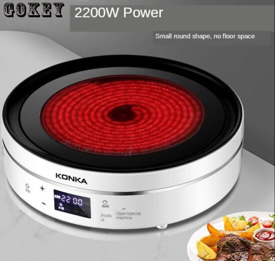 Electric Oven Kitchen Pot Ceramic Cooktop Tea Stove High-power Infrared Heat Induction Stove Pot Cooktop