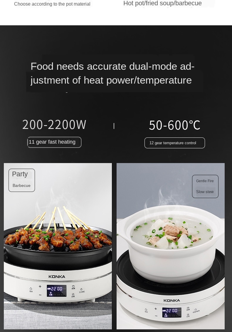 Electric Oven Kitchen Pot Ceramic Cooktop Tea Stove High-power Infrared Heat Induction Stove Pot Cooktop