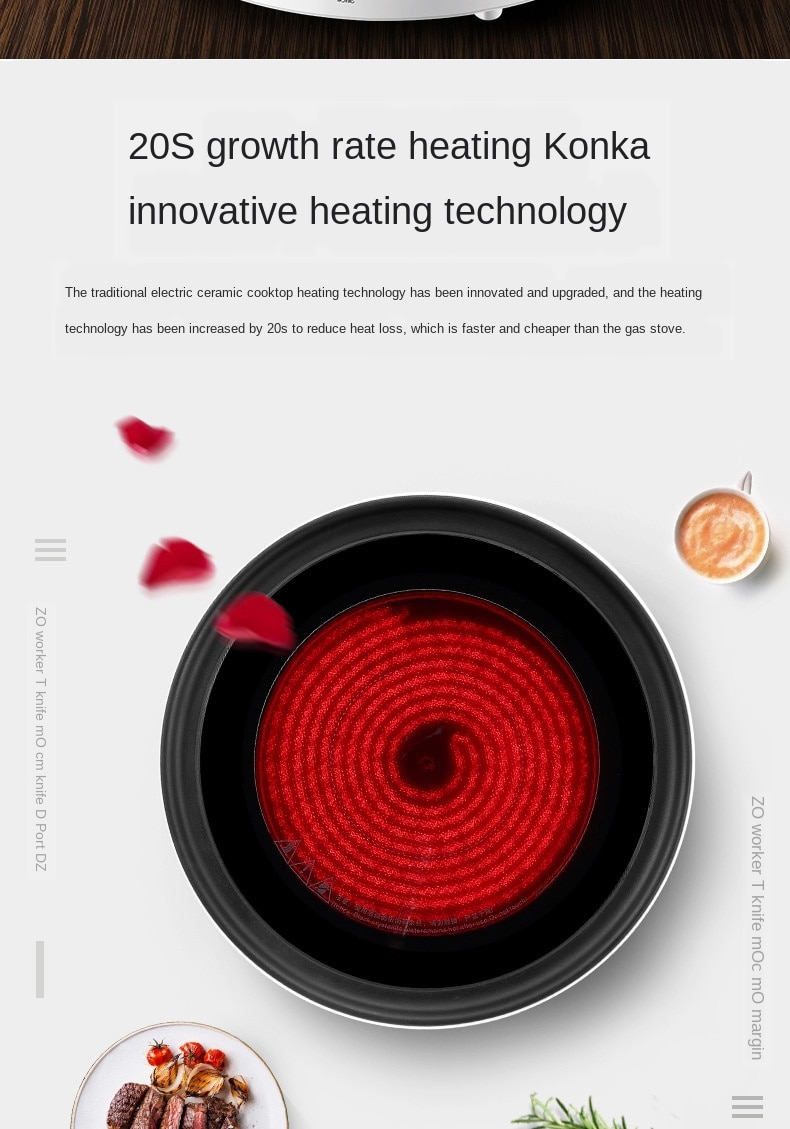 Electric Oven Kitchen Pot Ceramic Cooktop Tea Stove High-power Infrared Heat Induction Stove Pot Cooktop