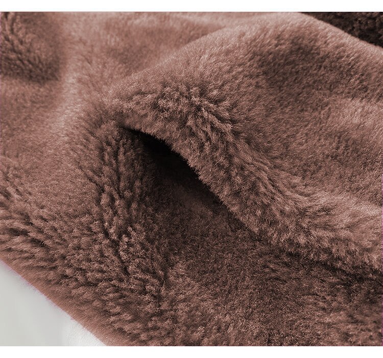 Winter Coat Short Small Thickened Coat Stand Collar Fashion Double-sided Velvet Fur Coat