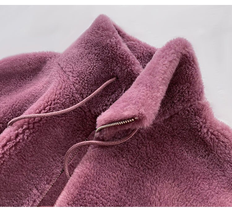 Winter Coat Short Small Thickened Coat Stand Collar Fashion Double-sided Velvet Fur Coat